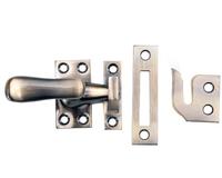 Antique Brass Window Casement Latch 1 1/8"