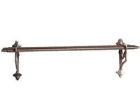 Parlor Car Rack Satin Nickel 24"