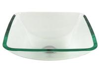 Crystal Square Glass Sink