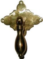 Cast Brass Teardrop Pull 2 3/8" x 3"