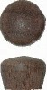 3/8 Walnut Plug-Tapered Round Head